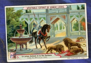 CHROMO LIEBIG S679 India N°5 PRINCE ACHMED FEE PARIBANU Fairy Thousand & One Nights