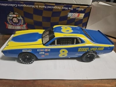 DALE EARNHARDT SR #8 1975 DODGE 10,000 RPM 1/24 SCALE CLEAR WINDOW CAR - Image 1 of 4