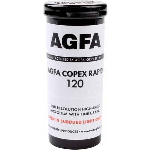1 x Roll AGFA COPEX RAPID 50 FRESH B&W NEG 120 Med Format Film--expiry: 08/2025 - Image 1 of 1