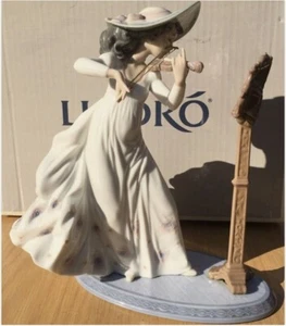 Stunning Large Lladrò #6243 ‘Sweet Symphony’ Girl Playing Violin. Boxed - Picture 1 of 11