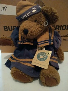 Boyds Bears 13" Nautical YARDLEY FITZHAMPTON Plush Teddy Bear PLEASE READ - Picture 1 of 5