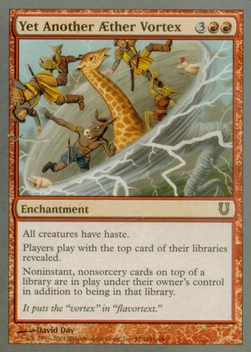 Yet Another Aether Vortex - Light Play MTG Unhinged - Image 1 of 1