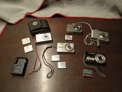 Sammlung Fotokamera Digitalkamera Canon Casio Olympus Samsung Praktica - Bild 1 von 4