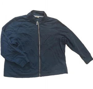Jersey Woolovers para hombre talla XL azul marino cremallera completa - Imagen 1 de 9