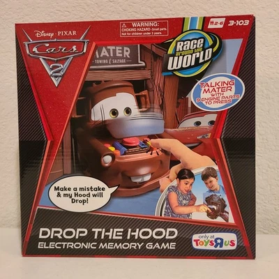 Disney/Pixar Cars 2 "Drop the Hood" Electronic Memory Game - New - Image 1 of 2