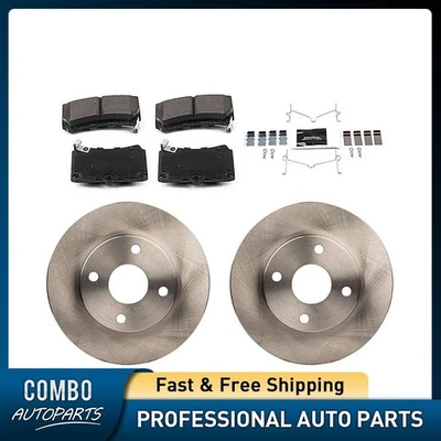 Juego de pastillas de freno de disco delanteras rotor de freno de disco magma 3 piezas para Ford Escort 1991-1996 Foto 1 de 4