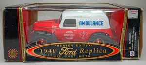 Golden Wheel 1940 Ford Replica Ambulance Premier Edition Die-Cast Maßstab 1:18 - Bild 1 von 10