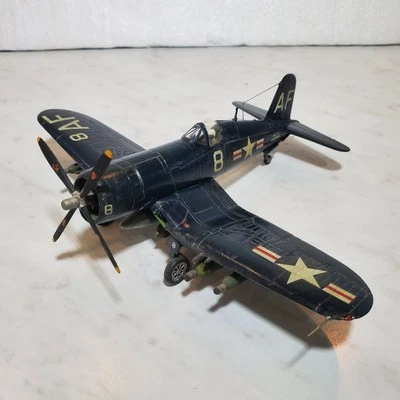 Vintage Vought F4U Corsair USAF Fighter 1/72? 48? Plastic Model Fighter Plane - Image 1 of 4
