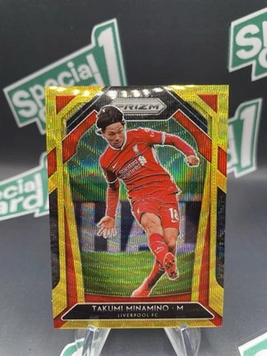 Panini Prizm 2020-21 Takumi Minamino Gold #251 Japanese GOAT - Image 1 of 4
