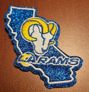 Parche bordado de hierro brillante de alta calidad de Los Angeles Rams envío gratuito - Imagen 1 de 1