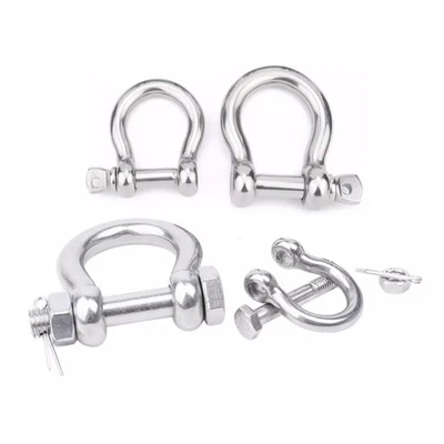 Bow Anchor Shackle GB T 25854 A2 304 Stainless Steel M4 M5 M6 M8 M10 M12 M14 M16 - Image 1 of 4