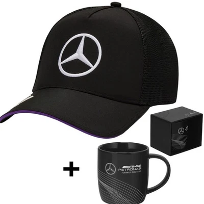MERCEDES-BENZ Mercedes AMG Petronas Formel 1 Unisex Cap F1 Baseballcap Kappe Mütze Tasse Set