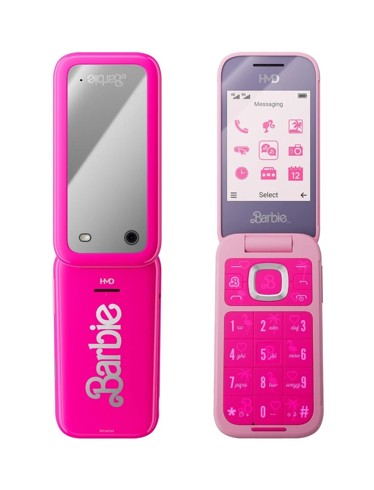 Official HMD Barbie™ Phone Dual SIM - Power Pink - Unlocked - NEXT DAY DISPATCH - Image 1 of 2
