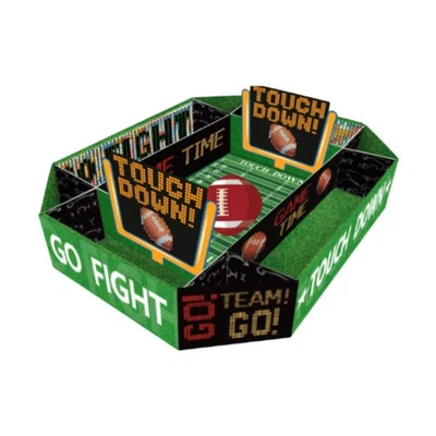 Football Party Supplies Kit Celebration Set Foldable Compact Size Snack Bowl for - Image 1 of 4