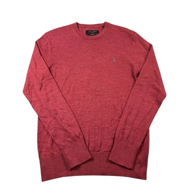 Suéter Allsaints Naranja Logo Ram Lana Cuello Redondo Talla Pequeña Excelente  Foto 1 de 4