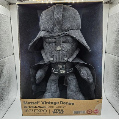 Peluche Darth Vader D23 Exclusivo Mattel Vintage Denim Star Wars Dark Side Wash  Foto 1 de 3