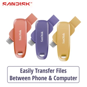Unidad de teléfono SanDisk 128 GB doble USB-C y USB-A - USB 3.2 Gen-1 unidad flash - Imagen 1 de 8