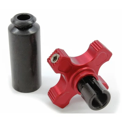Works Connection Elite Perch Thumbwheel Assembly - Red 16-846 - Image 1 of 3