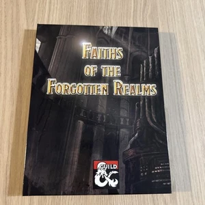 Libro de tapa dura Faiths of the Forgotten Realms GUILD Dungeons & Dragons 2016 raro - Imagen 1 de 24