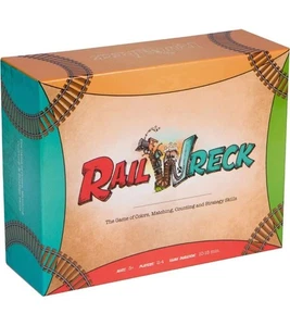 Juego de mesa educativo preescolar con temática de tren para niños Inspiration Play Rail Wreck ( - Imagen 1 de 1