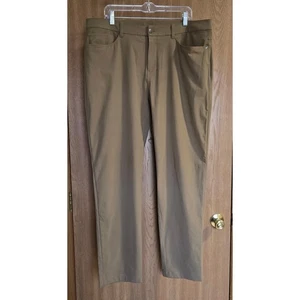 Lululemon ABC Classic-Fit 5 Pocket Pant Khaki Tan Warpstreme 38 x 33 - Picture 1 of 8