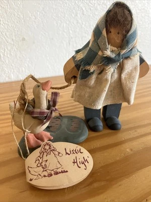 Lizze High 娃娃,The Little Ones 系列 Lizzie & Her Duck 1994 年需要修复 — 第 1/4 张图片