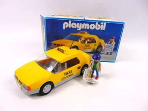 Vintage 1997 Playmobil 3199 gelber Flughafen Taxi Auto in OVP - Bild 1 von 14
