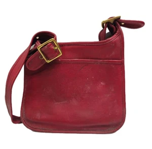 Coach Legacy Zip Bag 9966 Rot Leder Umhängetasche Handtasche Vintage - Bild 1 von 7