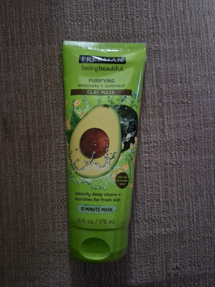Freeman Face Mask Purifying Avocado & Oatmeal Clay Mask 175ml - Image 1 of 1