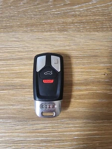 OEM Audi S entrada sin llave mando a distancia inteligente coche llavero original - Imagen 1 de 4
