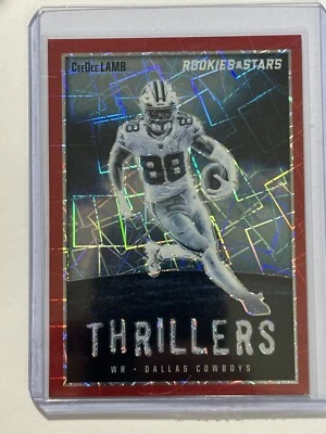 2023 Rookies And Stars CeeDee Lamb Thrillers Longevity Prizm #TH-9 Cowboys - Image 1 of 2