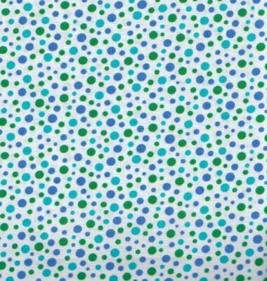 Pecas + Piruleta - Belle & Blue; Puntos Divertidos - Tela Blanca para Acolchar y Artesanía Foto 1 de 2