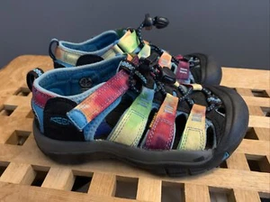 Keen Unisex Newport H2 Closed Toe Water Sandal Kids Size 13 Rainbow Tie Dye - Picture 1 of 9