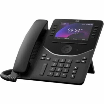 Cisco DP-9861-K9= 10 Line IP Phone Color 5" LCD Bluetooth WIFI 2 ETH PoE Ready - Image 1 of 2