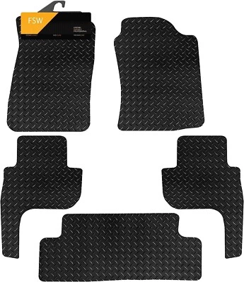 Fits Toyota Land Cruiser Colorado 1998-2007 Tailored 5MM Rubber Car Floor Mats - Image 1 of 4