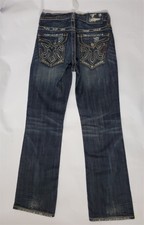 MEK DENIM Woman's Jeans 12 Oaxaca Bootcut Medium Wash Designer