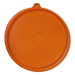 Tupperware 227-42 Naranja Redondo Tapa de Sello de Repuesto Solo Vintage 6.25" - Imagen 1 de 6