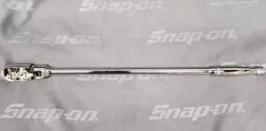 Snap-on FLLF100 3/8" Drive Extra Long Handle Flex Head Chrome Ratchet New - Bild 1 von 4