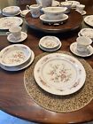 Noritake Ivory China Asian Song #7151 With Gold Trim 7 Pc Table Place Setting