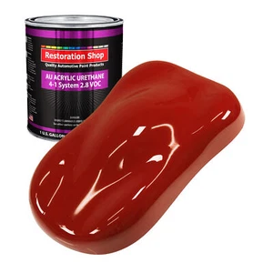 Restoration Shop Candy Apple Red Acrylic Urethane Gallon Only Auto Paint - Picture 1 of 5
