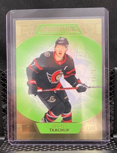 Brady Tkachuk 2022-23 Credentials - Green #75/75 #58- Senators - Picture 1 of 2