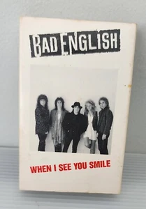 Bad English Cassette Single When I See You Smile / Rockin' Horse - Picture 1 of 5