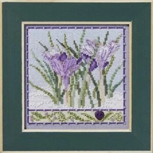 Crocuses - Winter Series 2024 Mill Hill Buttons & Beads Kit New - Picture 1 of 1