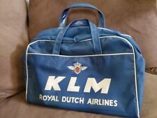 KLM Hand Luggage Bag 12" 1960s RARE!!
