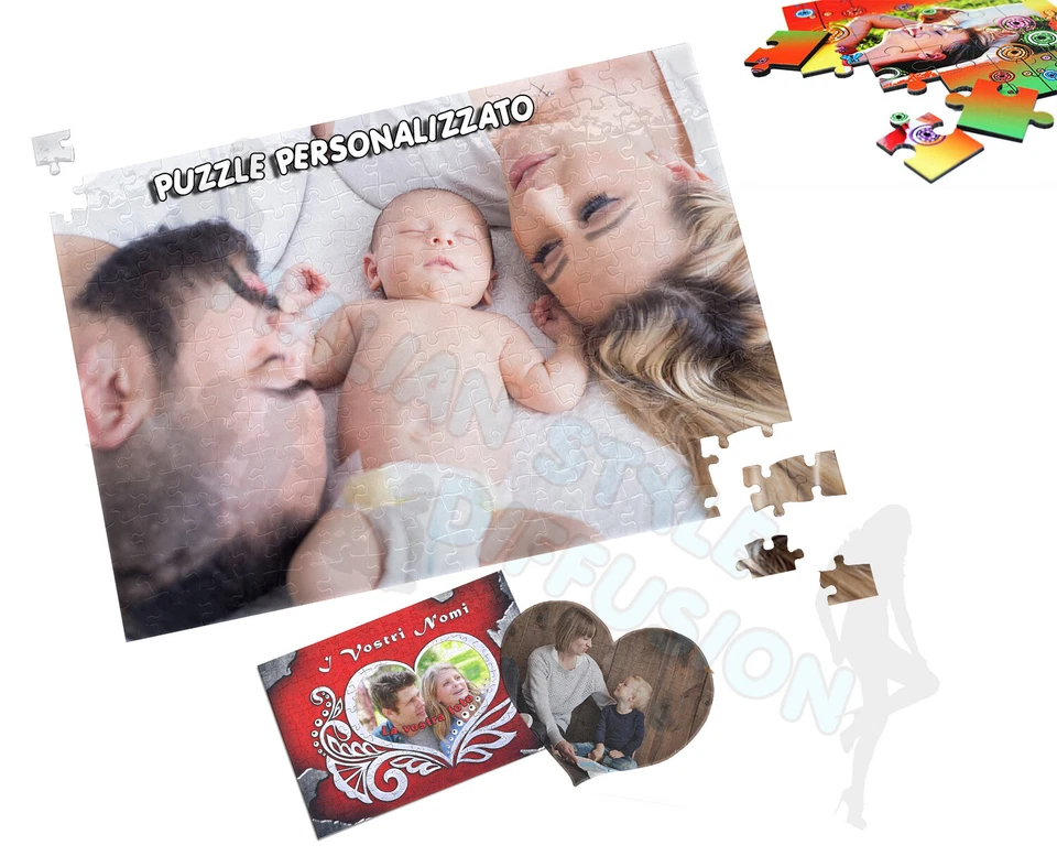 PUZZLE PERSONALIZZATO STAMPA PERSONALIZZATA A4 ALTA RISOLUZIONE FOTO ULTRA HD - Immagine 1 di 1