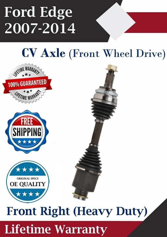 Eje CV delantero derecho original para Ford Edge Turbo 2007-2014 2x2 HD garantía de por vida Foto 1 de 4
