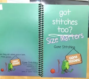 Needlepoint Stitch reference Book 2 Got Stitches too Size Matters Gone Stitching - Picture 1 of 3