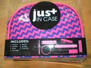 Reise Pflegeset Essential Trendy Just In Case Rosa Zebramuster Neu - Bild 1 von 3