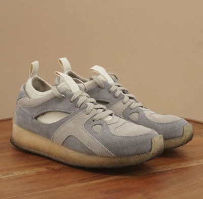Clarks Originales Para Hombres Breacon Ronnie Fieg Tenis Talla 8 Gris Gamuza Suela Crepé Foto 1 de 4