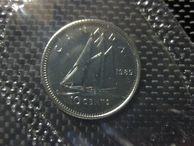 1989 Canadian Prooflike Dime ($0.10) - Image 1 of 2